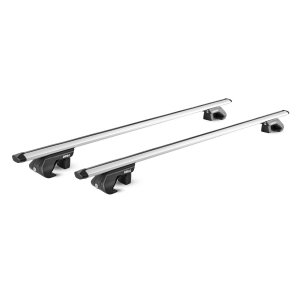 Toyota Land Cruiser Roof Rack - Omac - Basic V1 Raised - Silver - '98-'07
